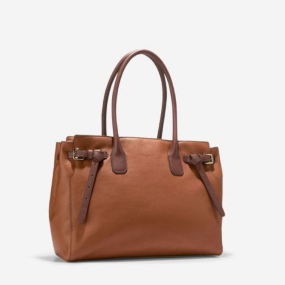 Cole Haan Brown Leather Satchel Bag